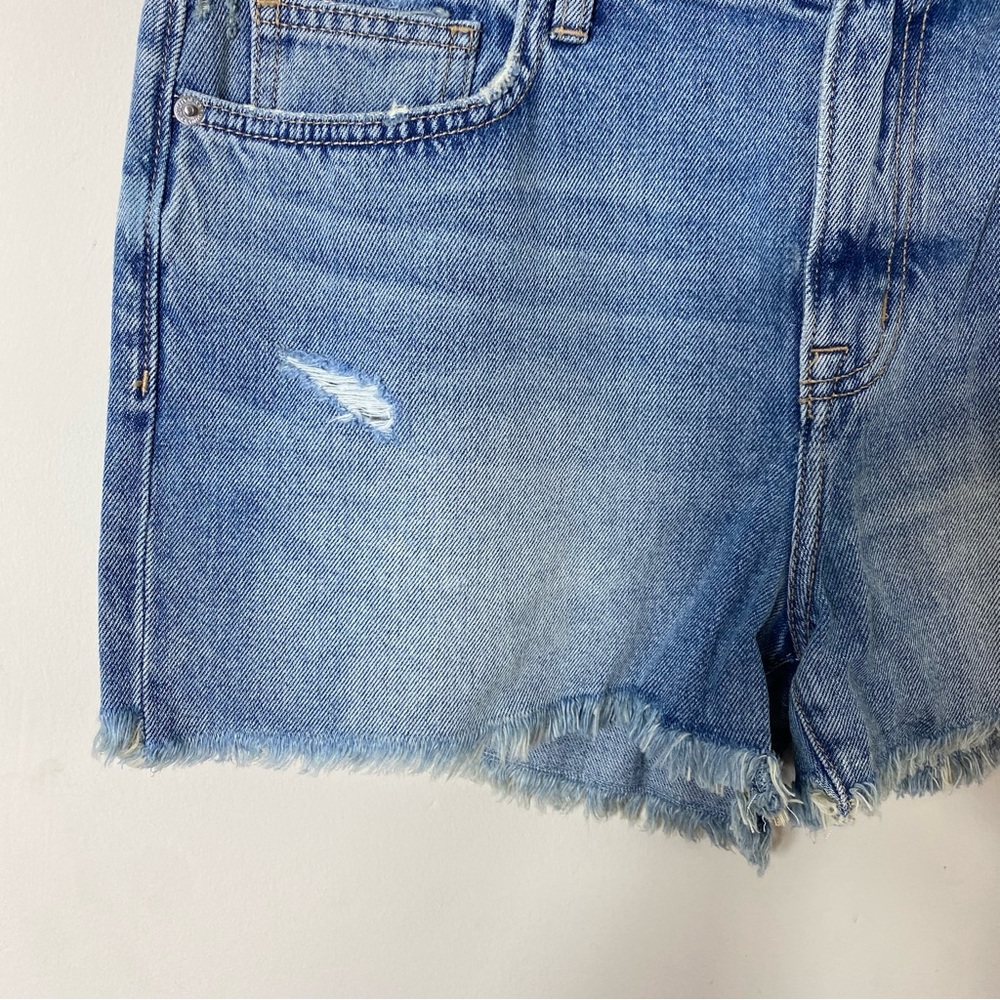 NEW Current Elliott The Boyfriend Short in 2 Year Destroy Rigid Indigo - 28 - Picture 12 of 16